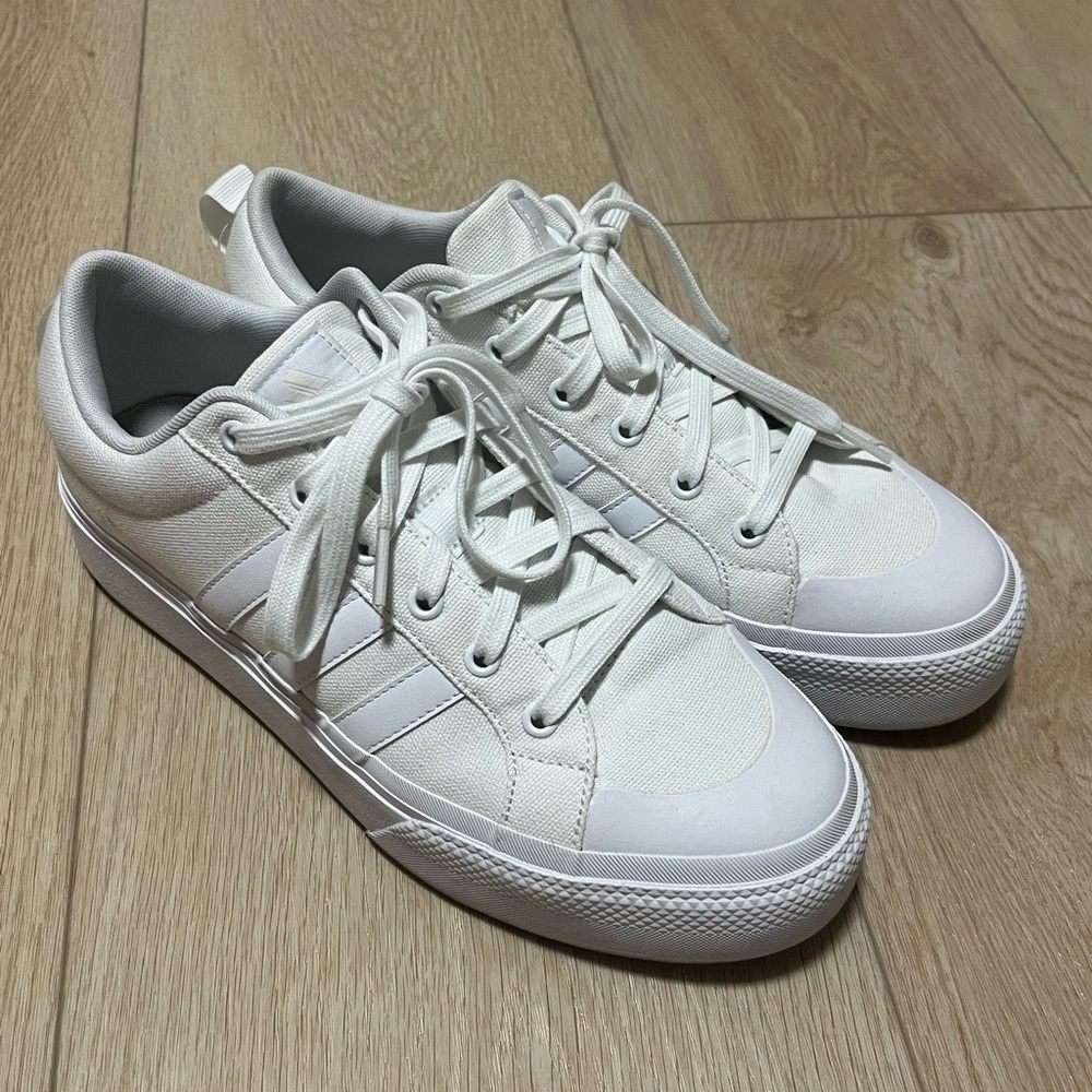 Adidas Women’s White Platform Shoes